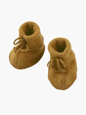 Saffron Soft Fleece Baby Booties