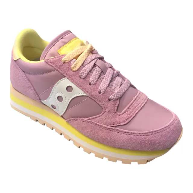 Saucony Original women's sneakers Jazz Triple S60530-18 pink yellow