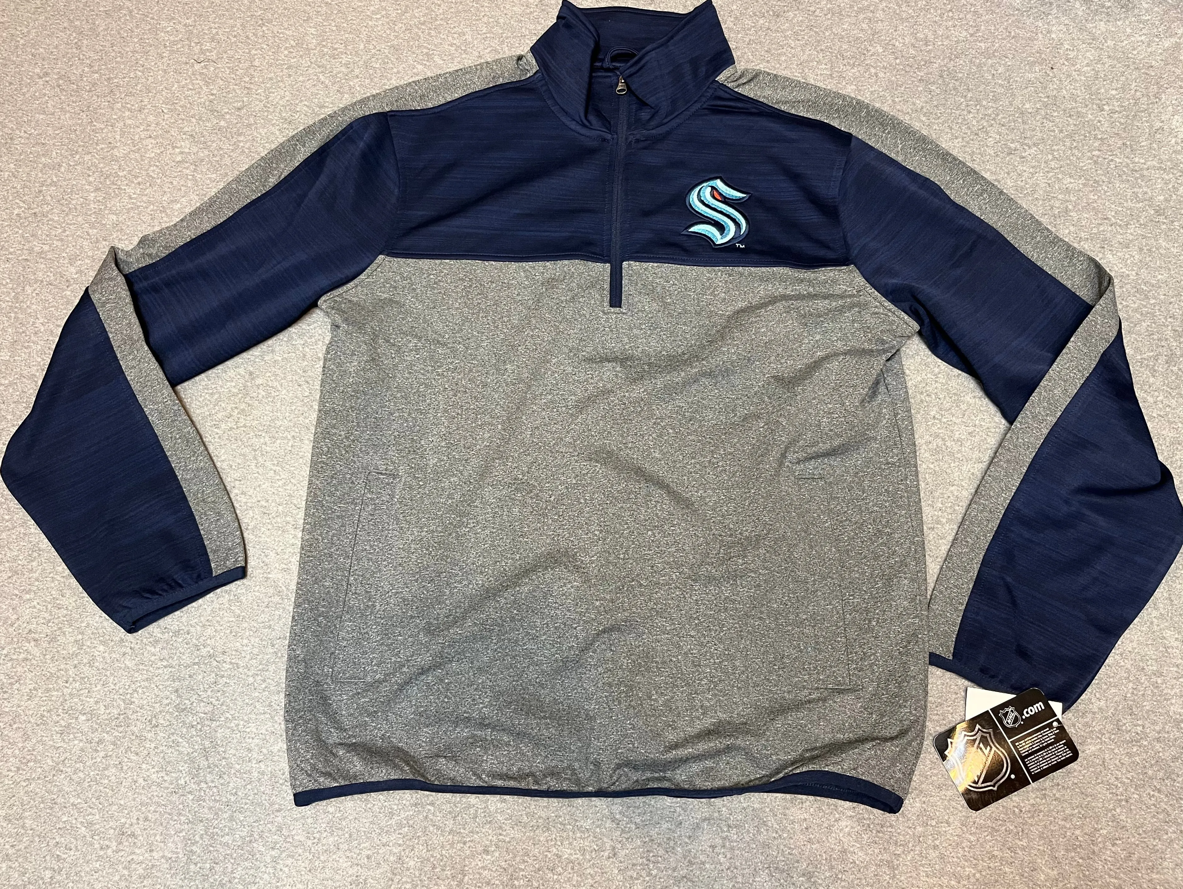 Seattle Kraken Embroidered 1/4 zip