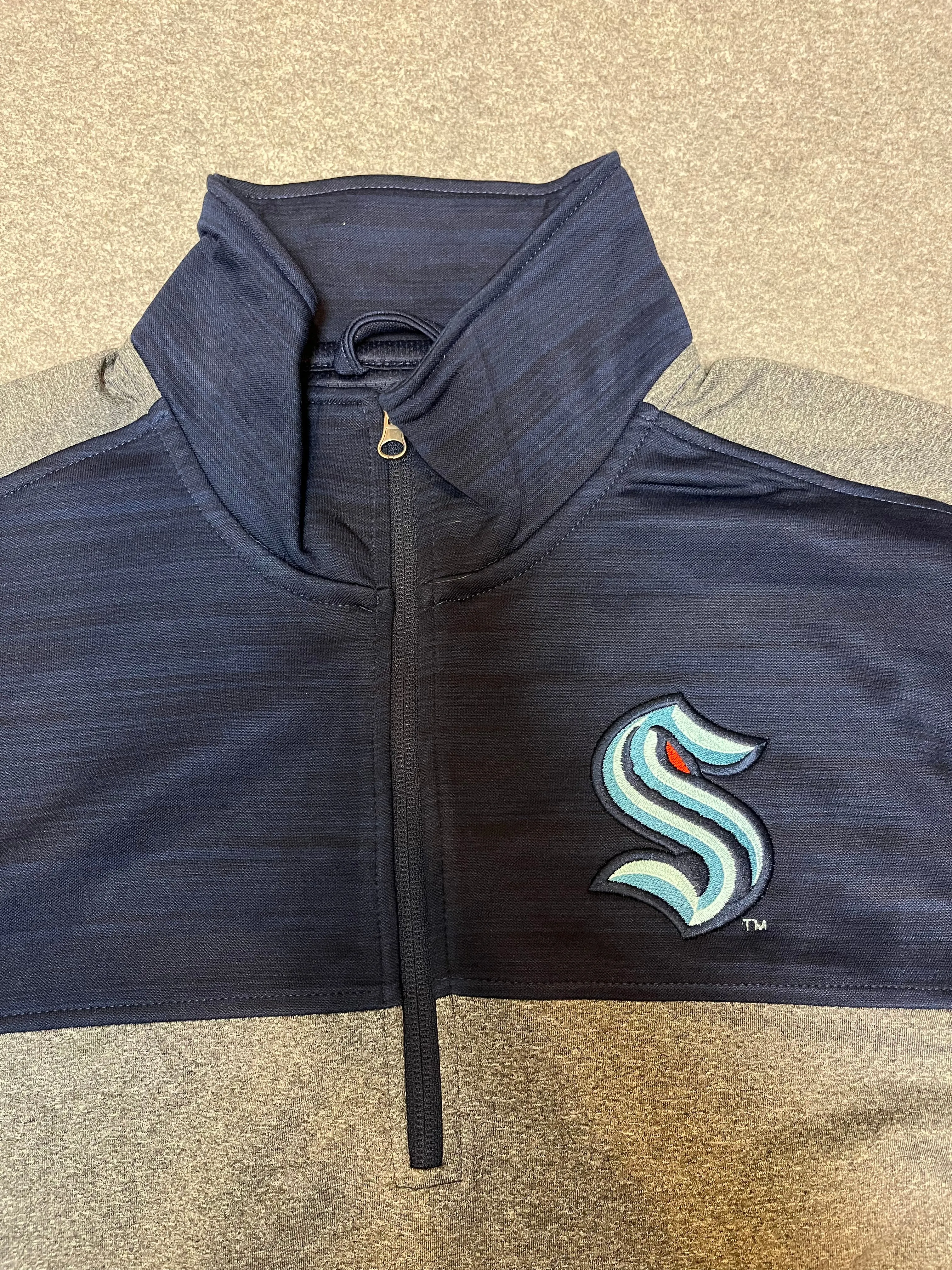 Seattle Kraken Embroidered 1/4 zip