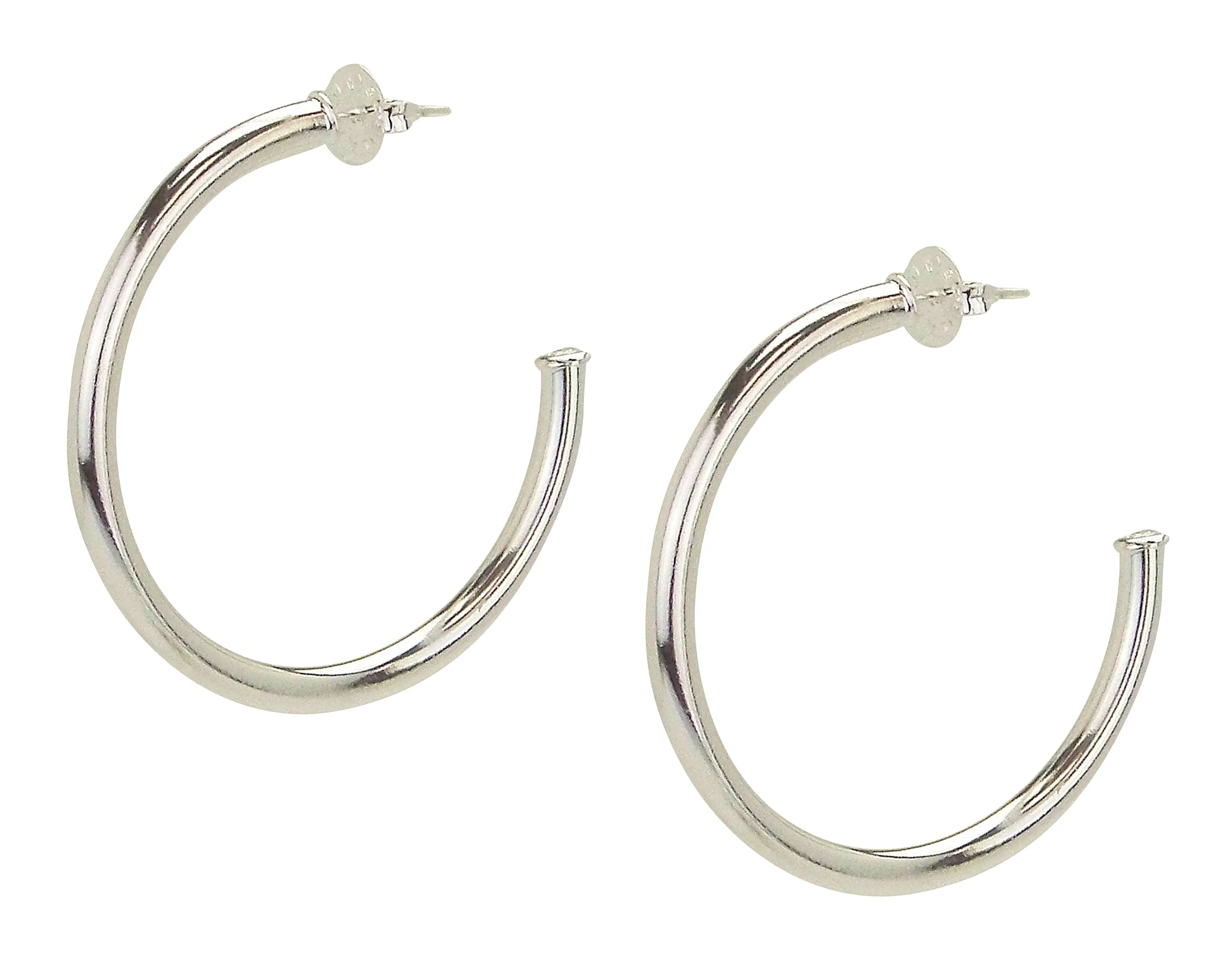 Sheila Fajl Smaller Favorite Hoop Earrings in Polished Silver