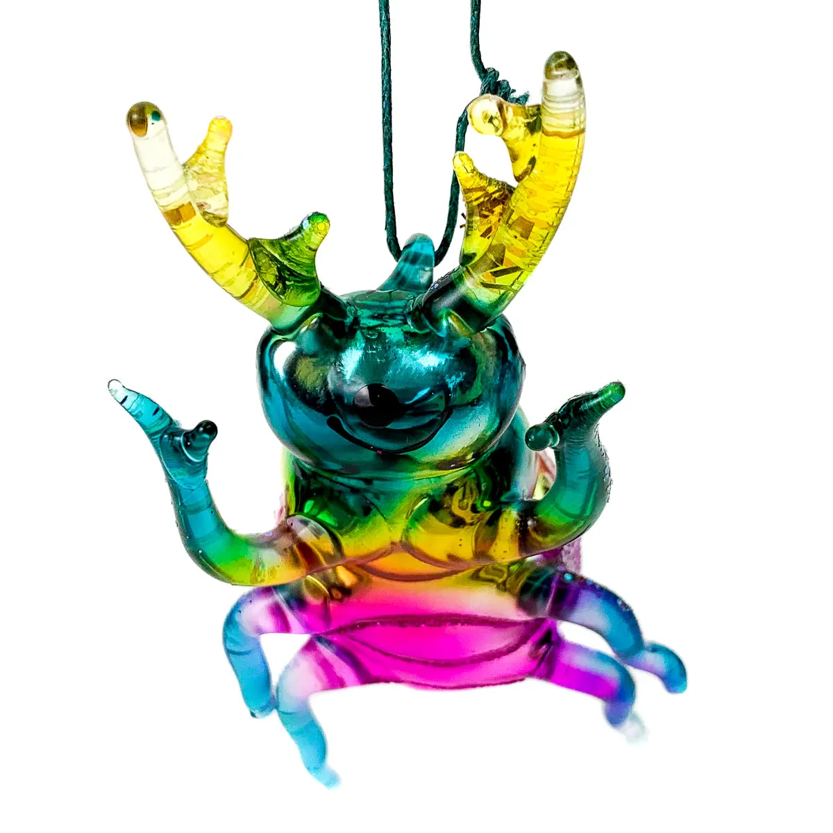 Stag Horn Rainbow Beetle Ornament