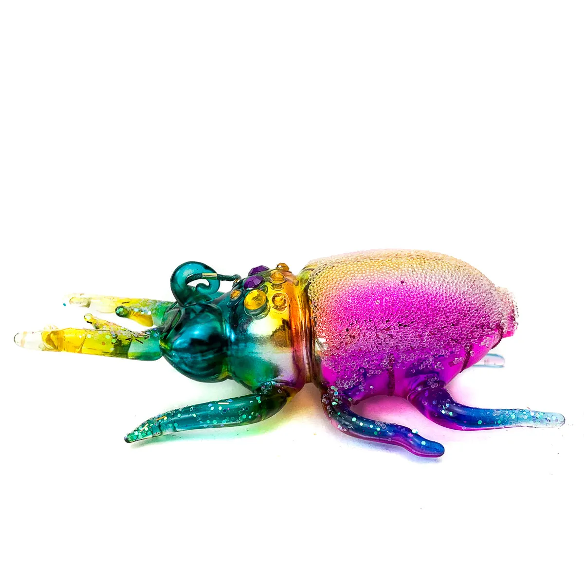 Stag Horn Rainbow Beetle Ornament