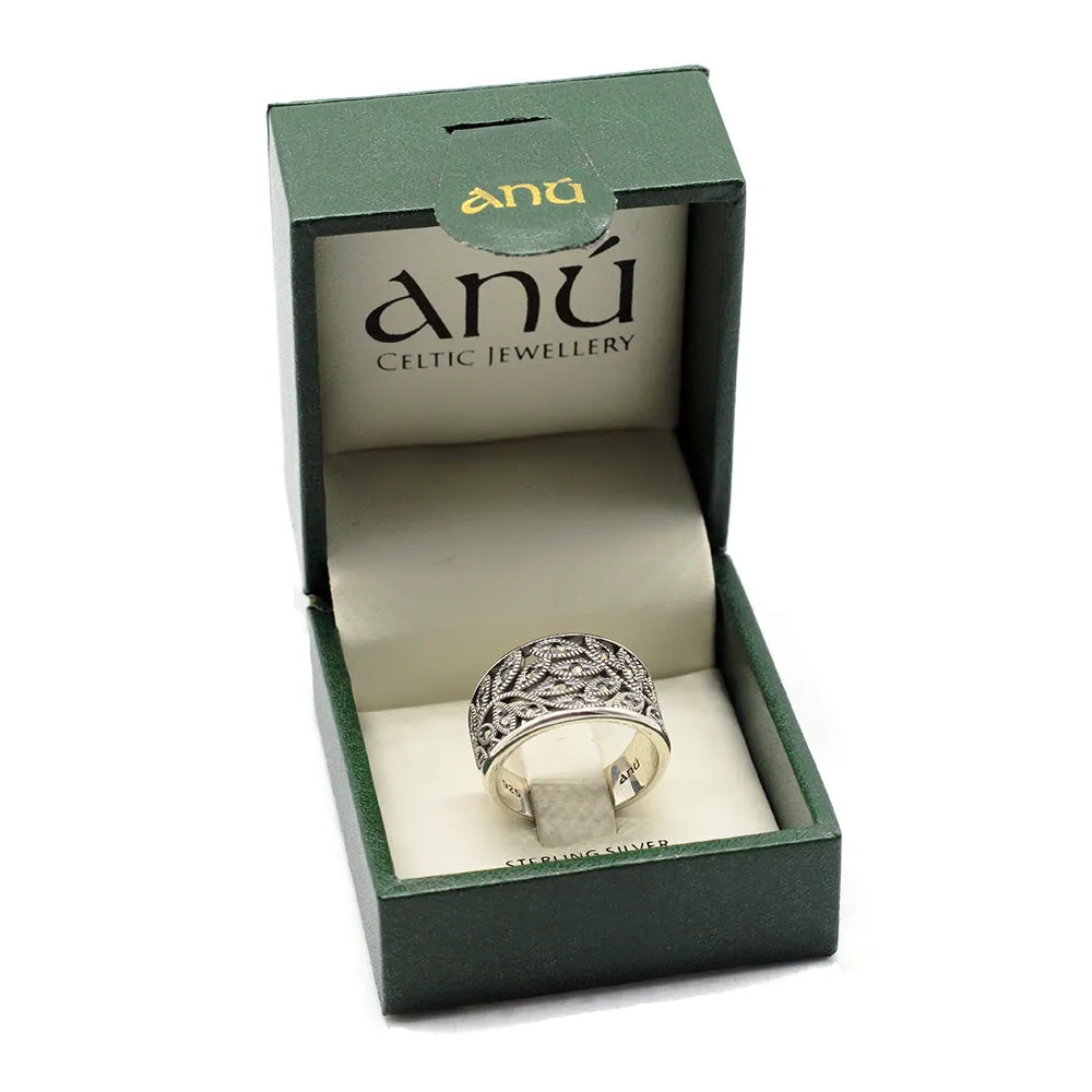 Sterling Silver Tree of Life Marcasite Ring