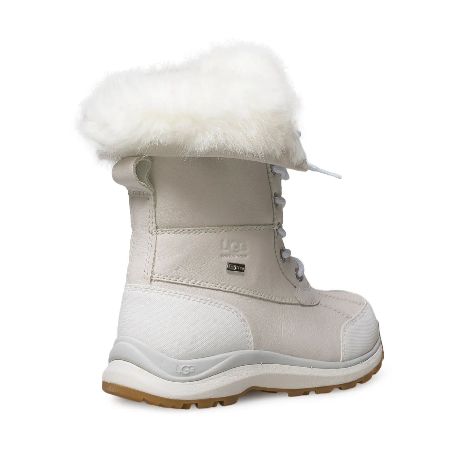 UGG Adirondack III Fluff White Boots - Women's