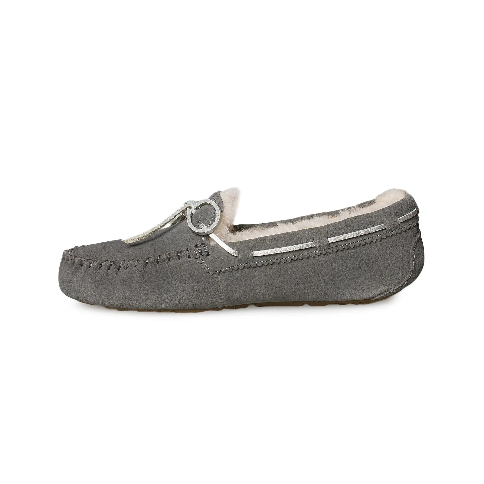 UGG Dakota Metallic II Charcoal Slippers - Women's