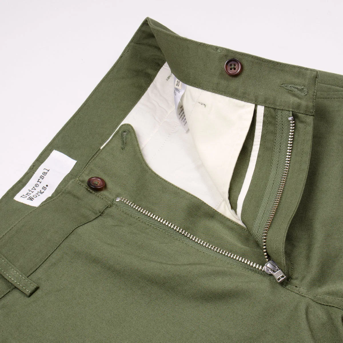 Universal Works - Aston Pant Twill - Light Olive