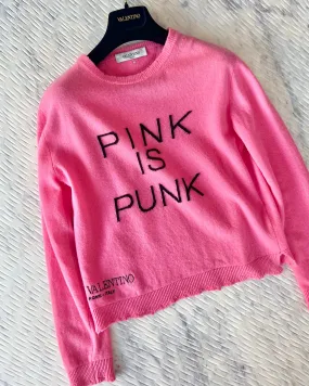 Valentino Pink Is Punk Sweater