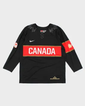 Vintage Men's Nike x Canucks Nike Black Jersey - XL