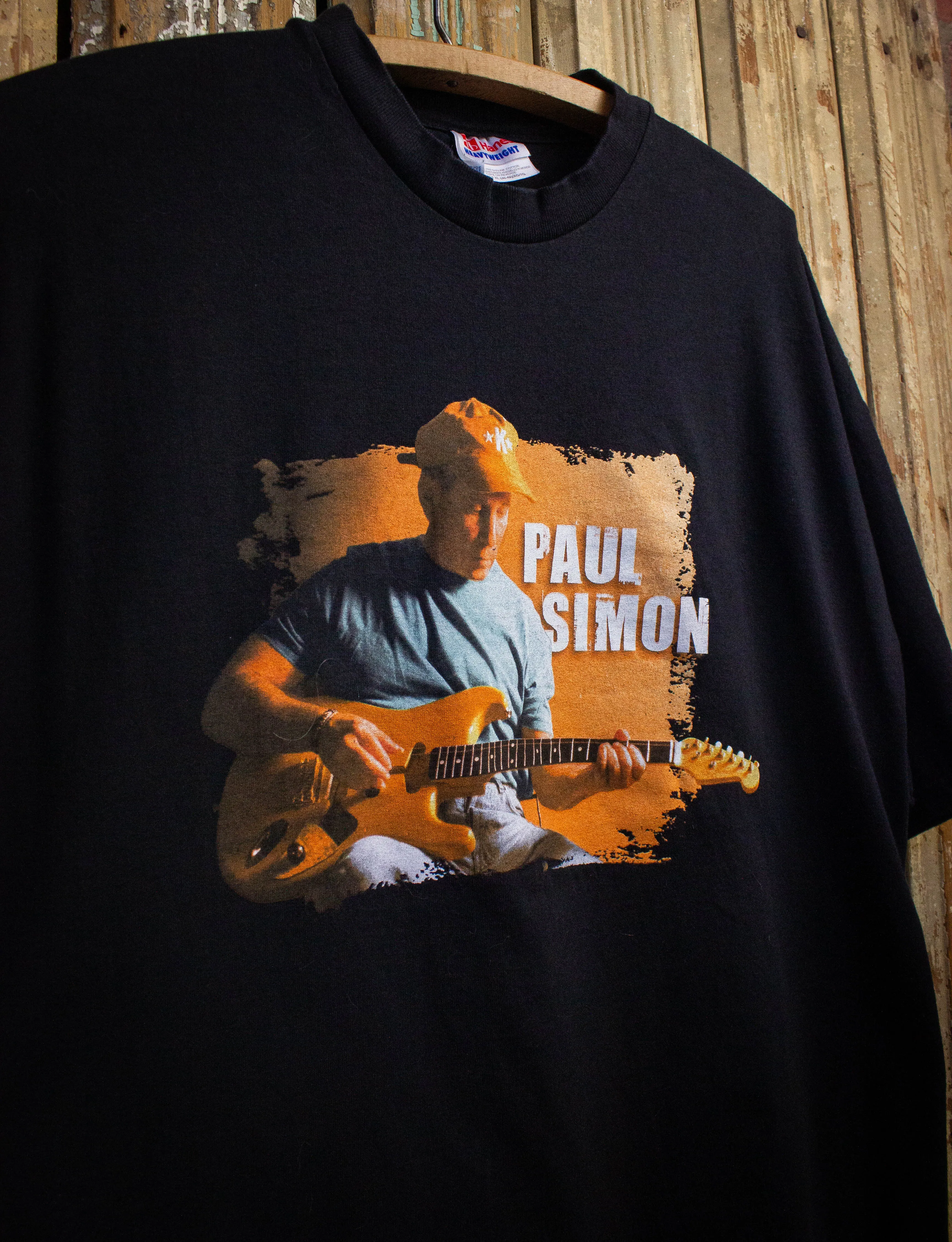 Vintage Paul Simon Tour Concert T Shirt 2001 Black XL