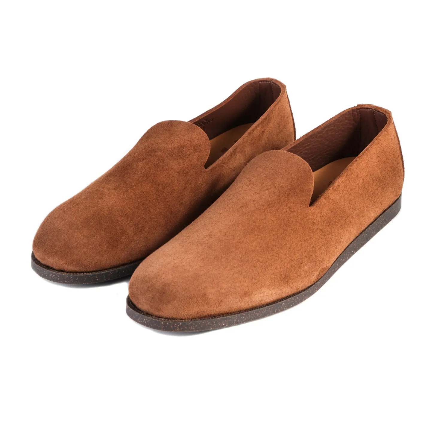 YUKETEN SUEDE SLIP-ON TOSCA SNUFF